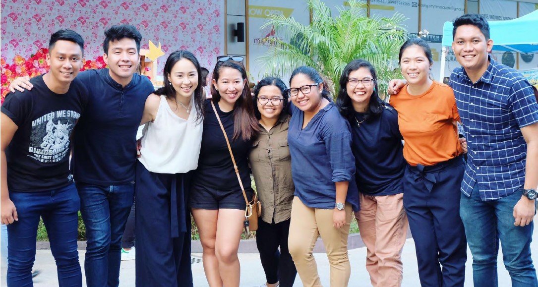 Filipino youth collaborating on innovative projects